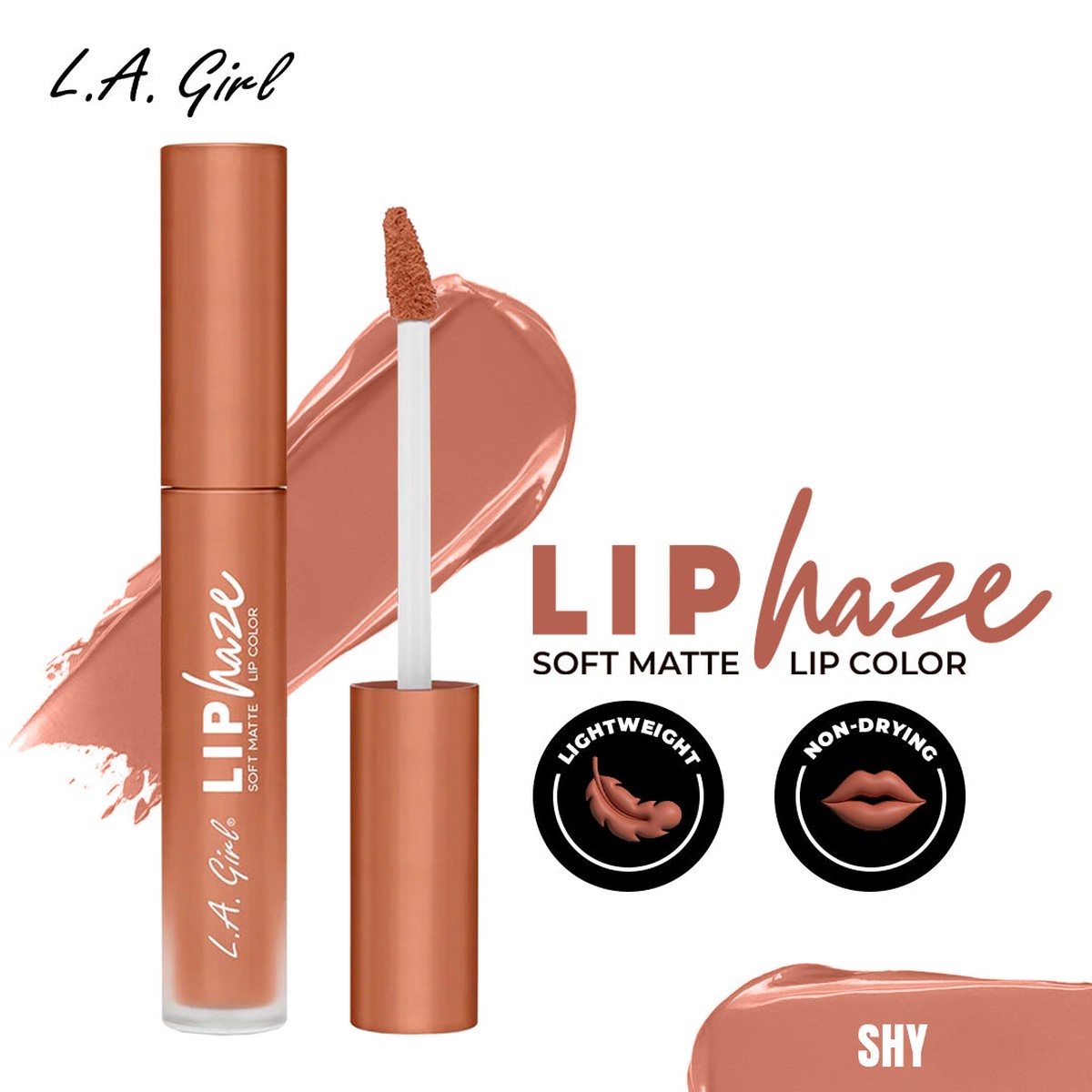 Hot Sale L.A Girl Lip Haze Blurring Soft Matte Lip Color