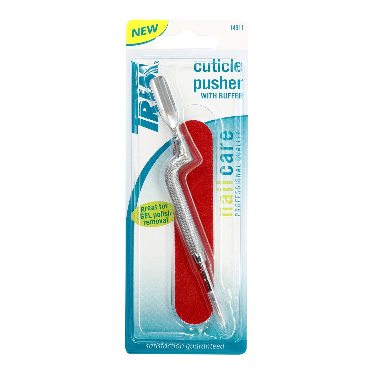 Trim Cuticle Pusher With Buffer