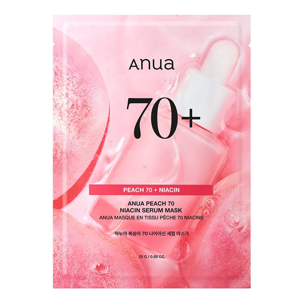 Anua Peach 70+ Niacin Serum Mask 1pc