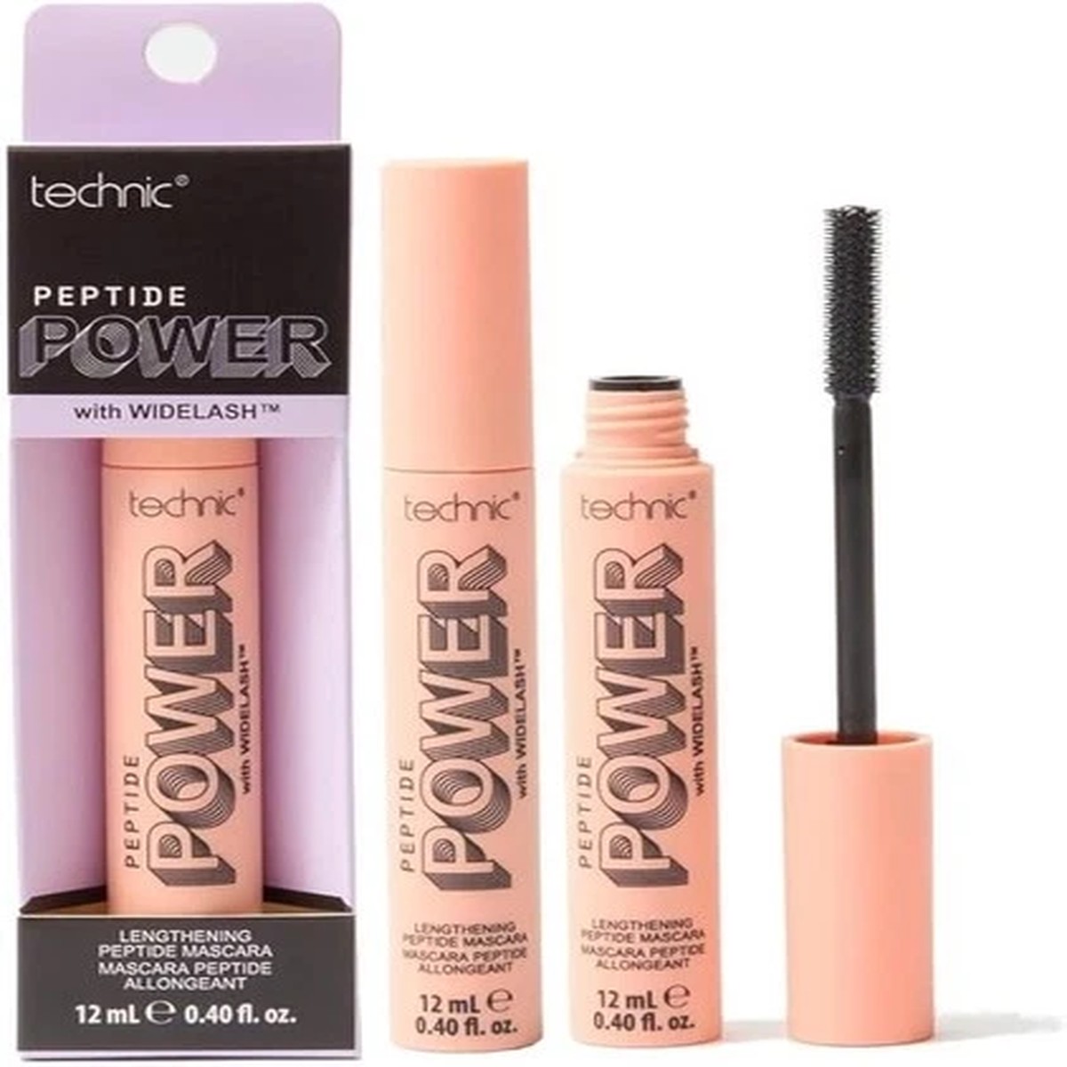 -Technic Peptide Power Lengthening Mascara With Vitamins B, E and Argan Oil